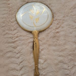 Vintage 60's Handheld Beauty Mirror